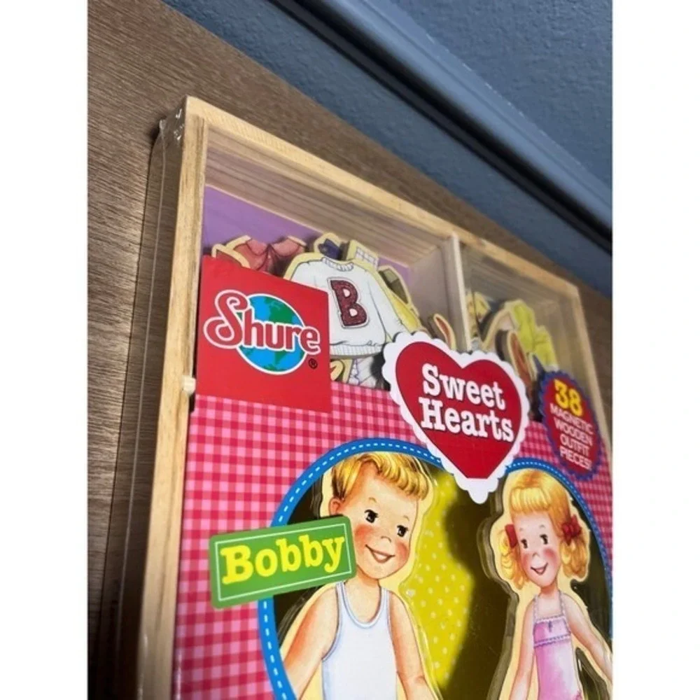 T. S.‎ Shure Sweet Hearts Wooden Magnetic Dress-up Dolls Ages 3 and Up